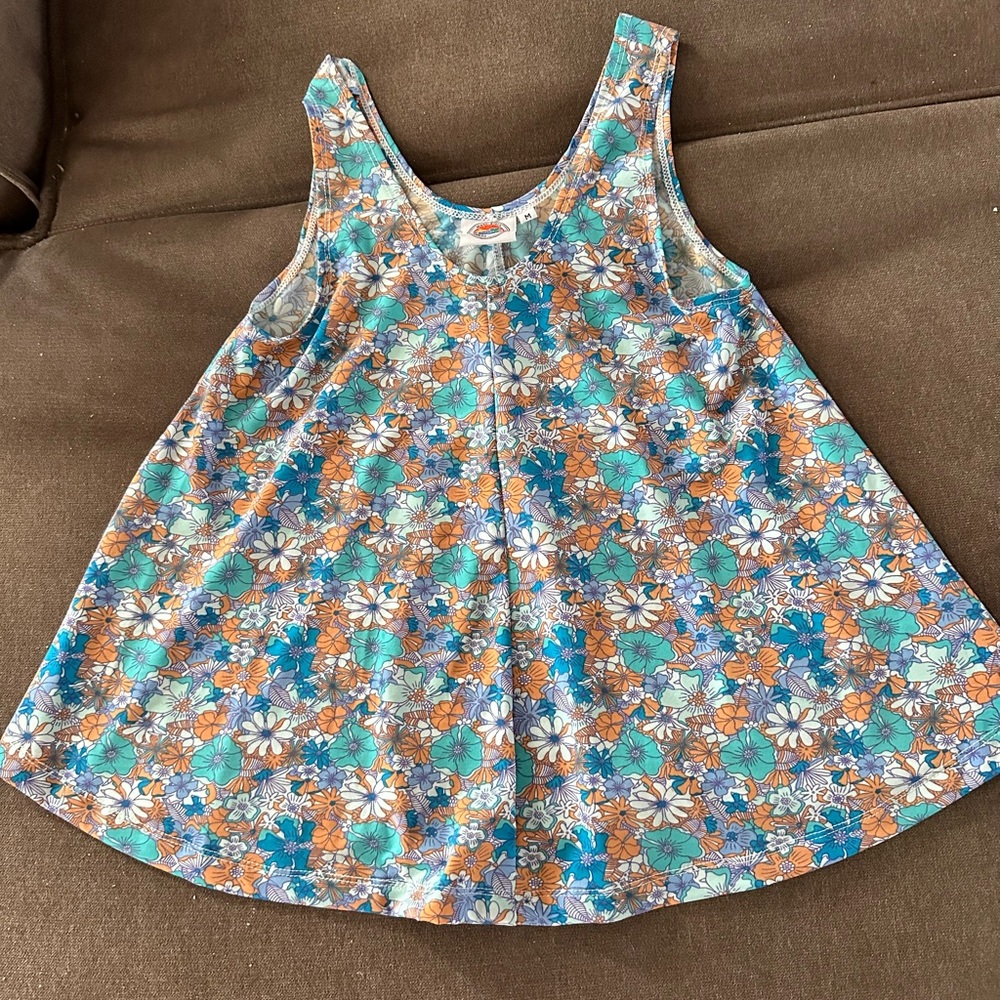 Floral stretch crop top